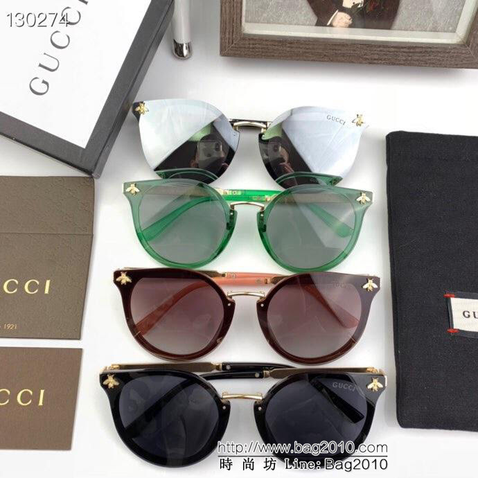 GUCCI古馳 2019網紅同款 古奇新款 大框偏光墨鏡 寶麗來超清偏光太陽鏡 3346  lly1738